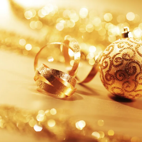 Fondo de Navidad de oro —  Fotos de Stock