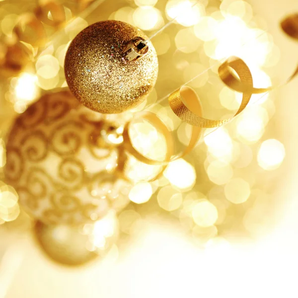 Fondo de Navidad de oro — Foto de Stock