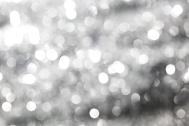 Silver bokeh background clipart