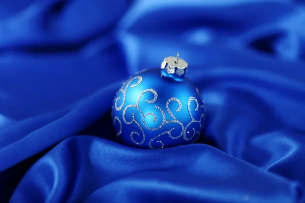 Blauwe kerstkaart — Stockfoto