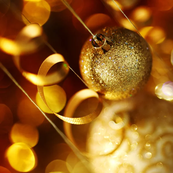Золотий Різдво — стокове фото