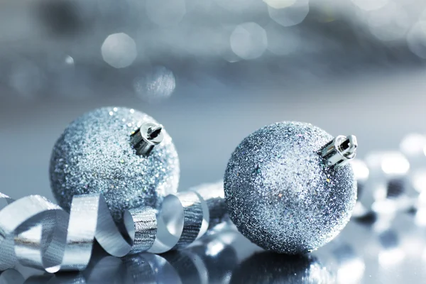Ezüst karácsonyi bál — Stock Fotó