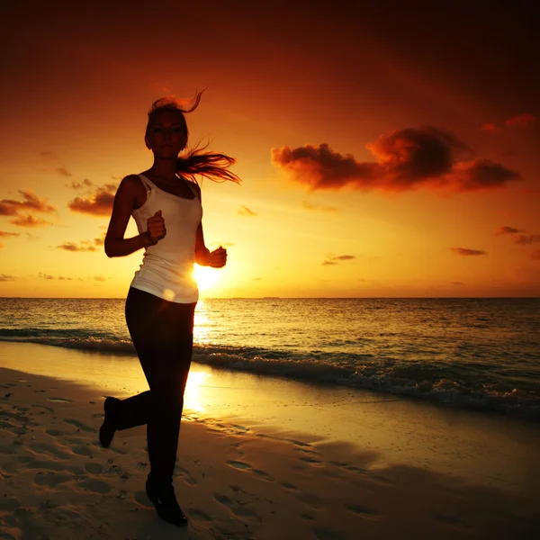 Corre mujer —  Fotos de Stock