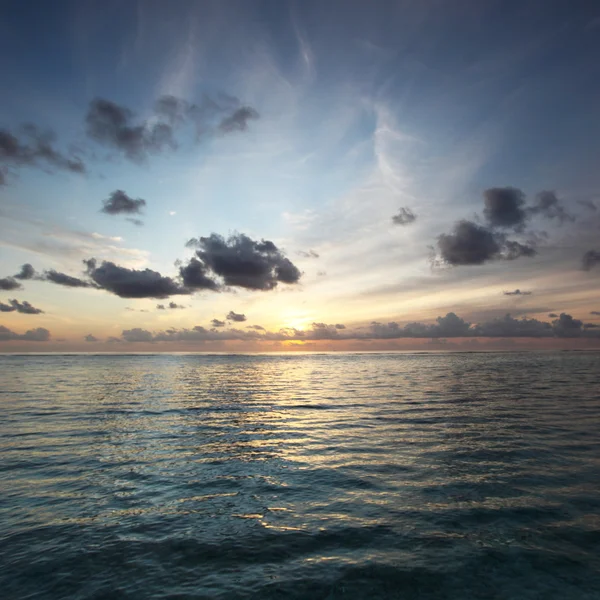 stock image Sunset on the sea