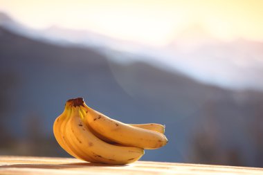 Fresh bananas clipart