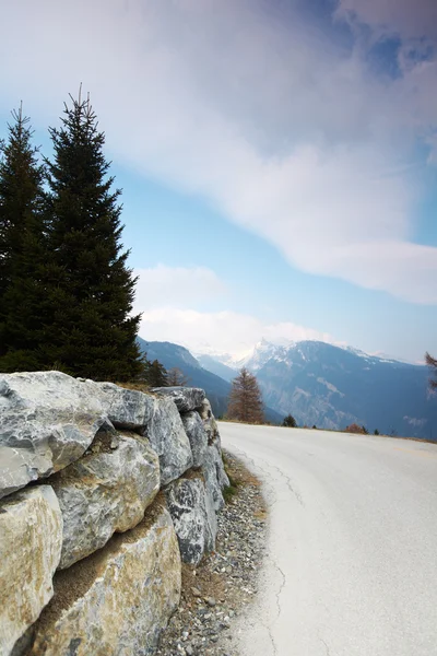 stock image Mountain road