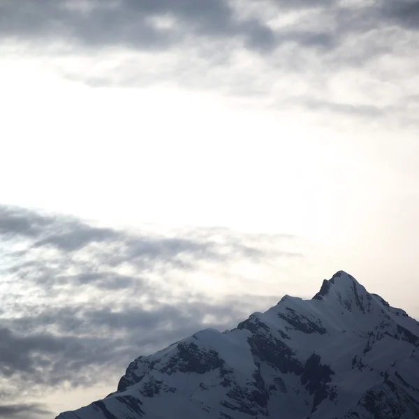 Top van bergen — Stockfoto