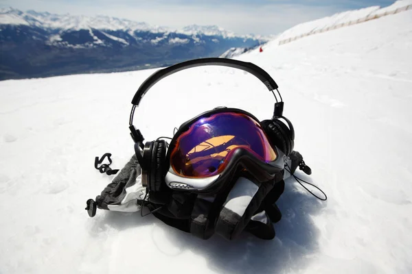 单板滑雪面具 — 图库照片