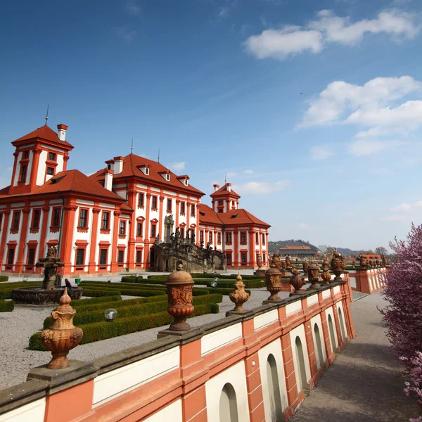 stock image Troja castle