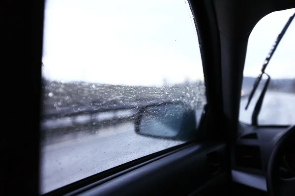 Drive on rain — Stock Photo, Image
