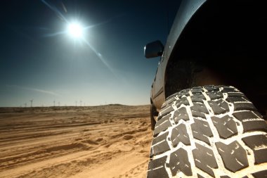Desert truck clipart