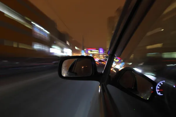 Νύχτα αυτοκινήτ — Φωτογραφία Αρχείου