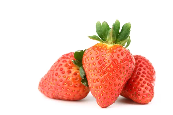Erdbeerhaufen — Stockfoto