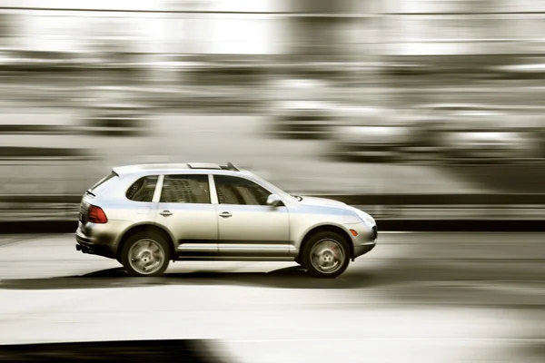 Velocidade carro drive — Fotografia de Stock