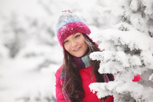 Winter meisje — Stockfoto