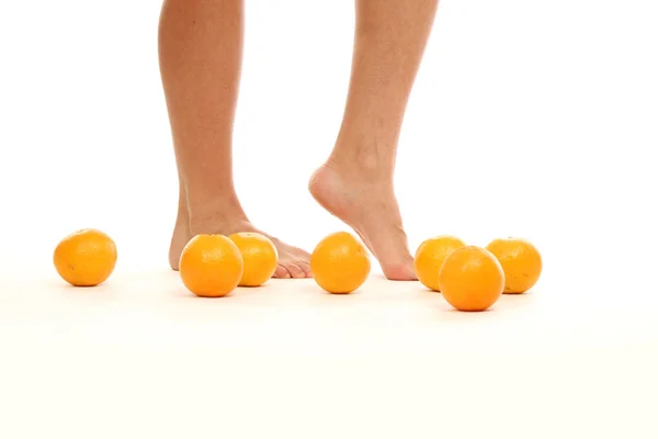 Leg oranges — Stock Photo, Image