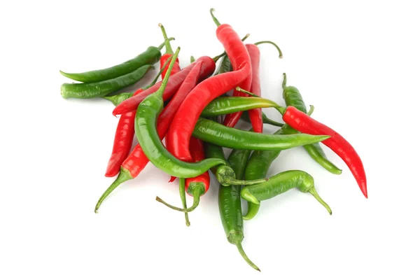 Mixed chilli pile — Stock Photo, Image