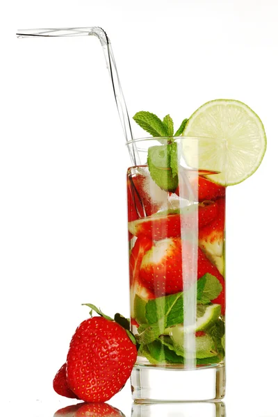 Strawberry mojito — Stock Photo, Image