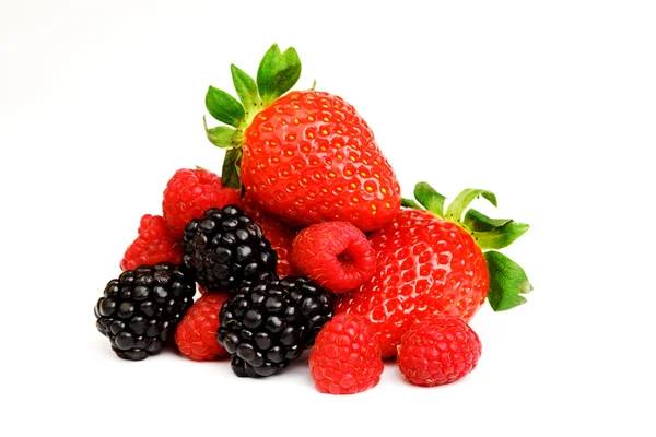 Big berry pile in syrup — Stock Photo, Image