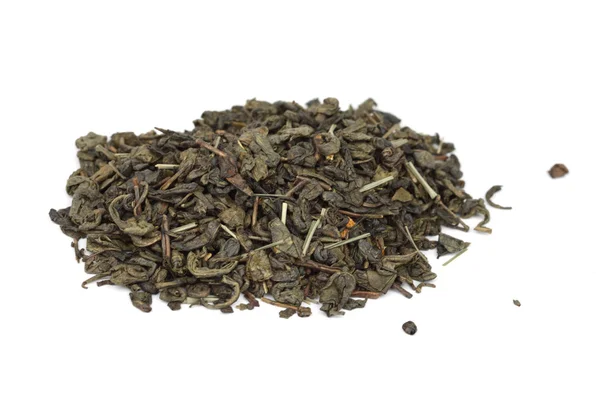 Зеленый чай изолирован — стоковое фото