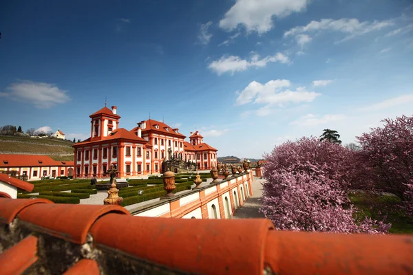 stock image Troja castle