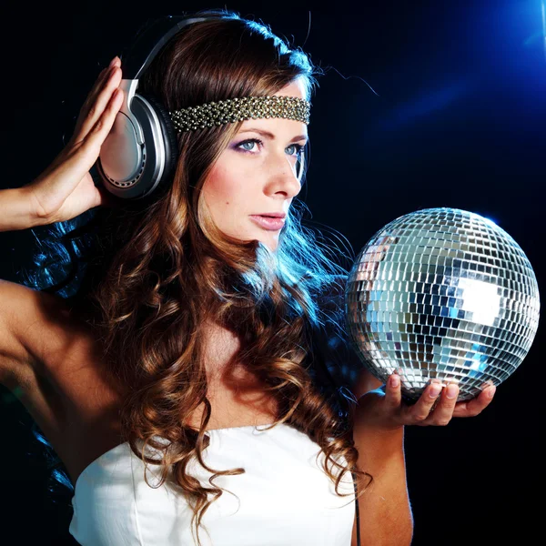 Disco girl — Stock Photo, Image