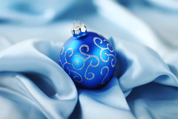 蓝色圣诞贺卡 — 图库照片