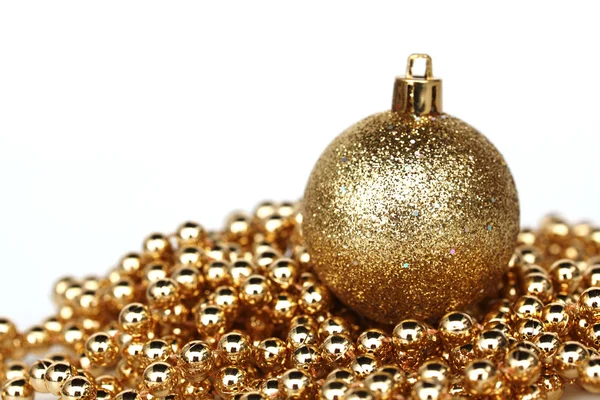 stock image Golden christmas ball