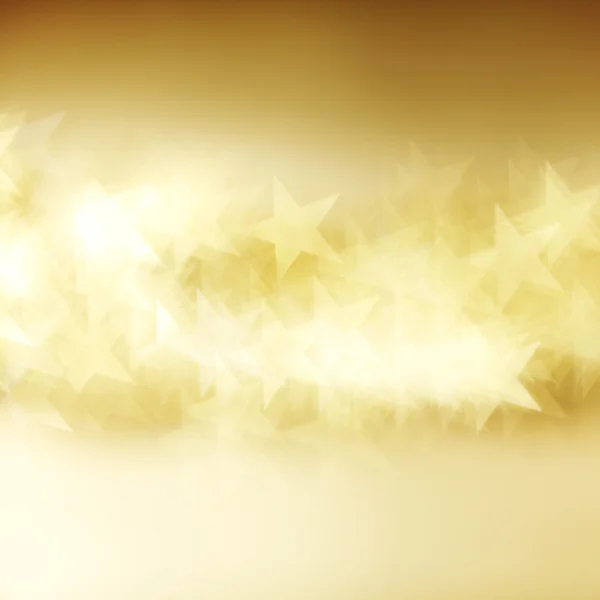 Gyllene stjärna bokeh bakgrund — Stockfoto
