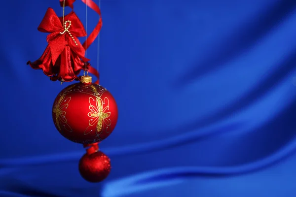 Red christmas ball — Stock Photo, Image