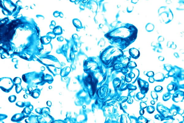 Mavi Su Kabarcıkları — Stok fotoğraf