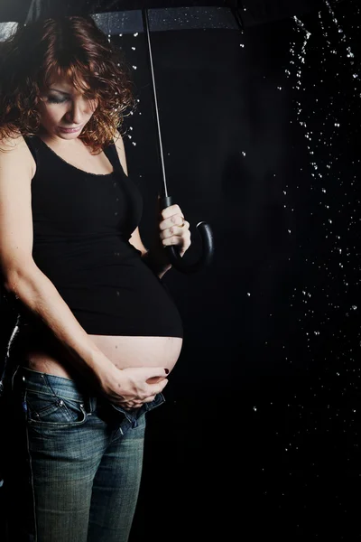 Femme enceinte — Photo