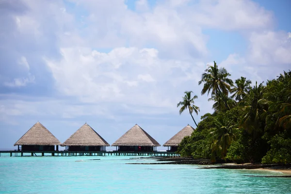 stock image Maldivian houses