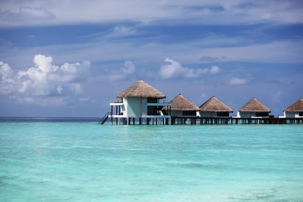 Maldivische huizen — Stockfoto