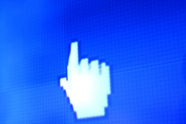 Finger corsor — Stockfoto