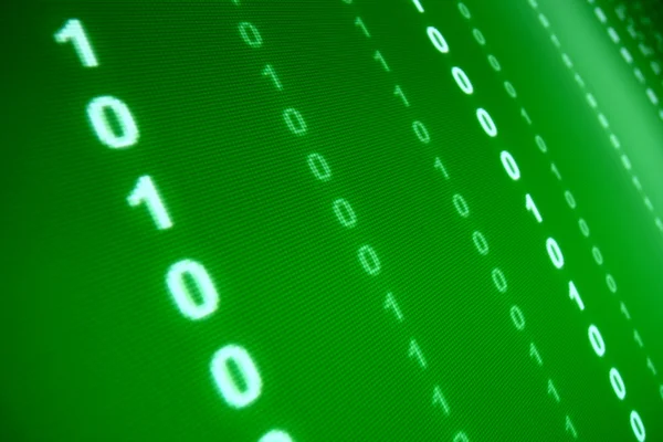 Grüner Datenraum — Stockfoto