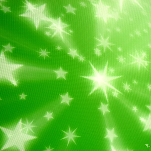 Green star background — Stock Photo, Image