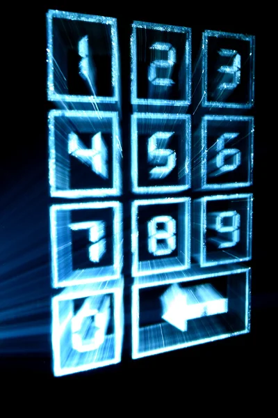 Numerická klávesnice jiná Cyber — Stock fotografie