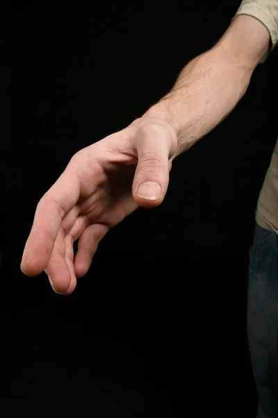 Жест рукой — стоковое фото