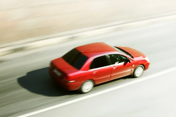 Speed car drive — Stock Photo, Image