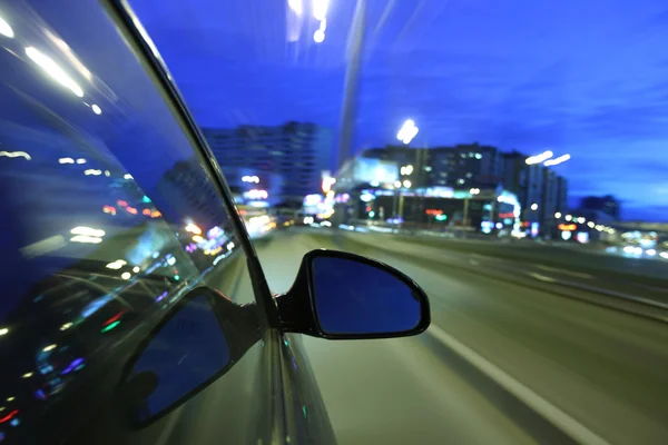 Noche en coche — Foto de Stock