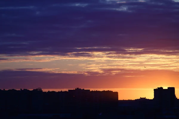 Місто sunrise — стокове фото