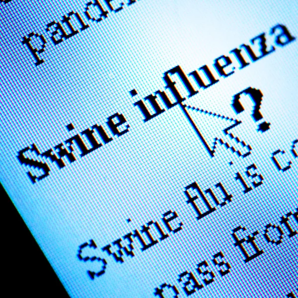 Prasečí chřipka — Stock fotografie