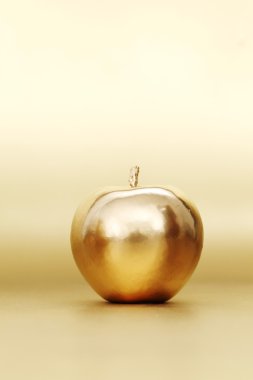 Gold apple clipart