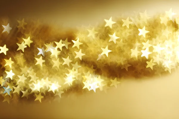 Złoty gwiazda bokeh tło — Zdjęcie stockowe