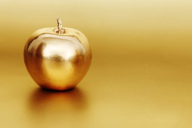 Gold apple clipart