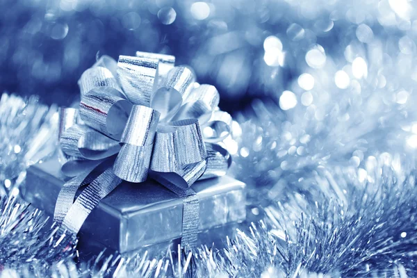 Carta di Natale blu — Foto Stock