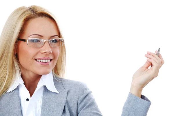 Mujer de negocios en gafas —  Fotos de Stock