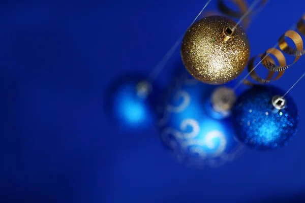 stock image Blue christmas ball
