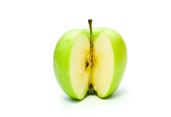 Sliced apple on white background — Stock Photo, Image